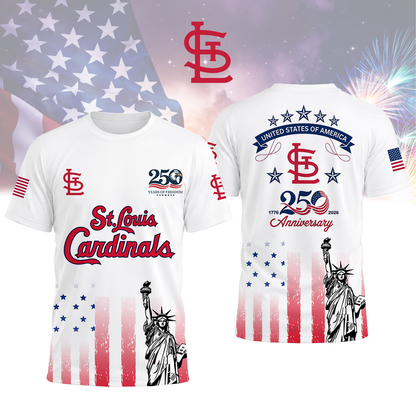 LIMITED EDITION - NEW CUSTOMIZED MLB24 SLC ST. LOUIS CARDINALS T-SHIRT, POLO SHIRT, ZIP POLO SHIRT, SWEATSHIRT, HOODIE & ZIP HOODIE