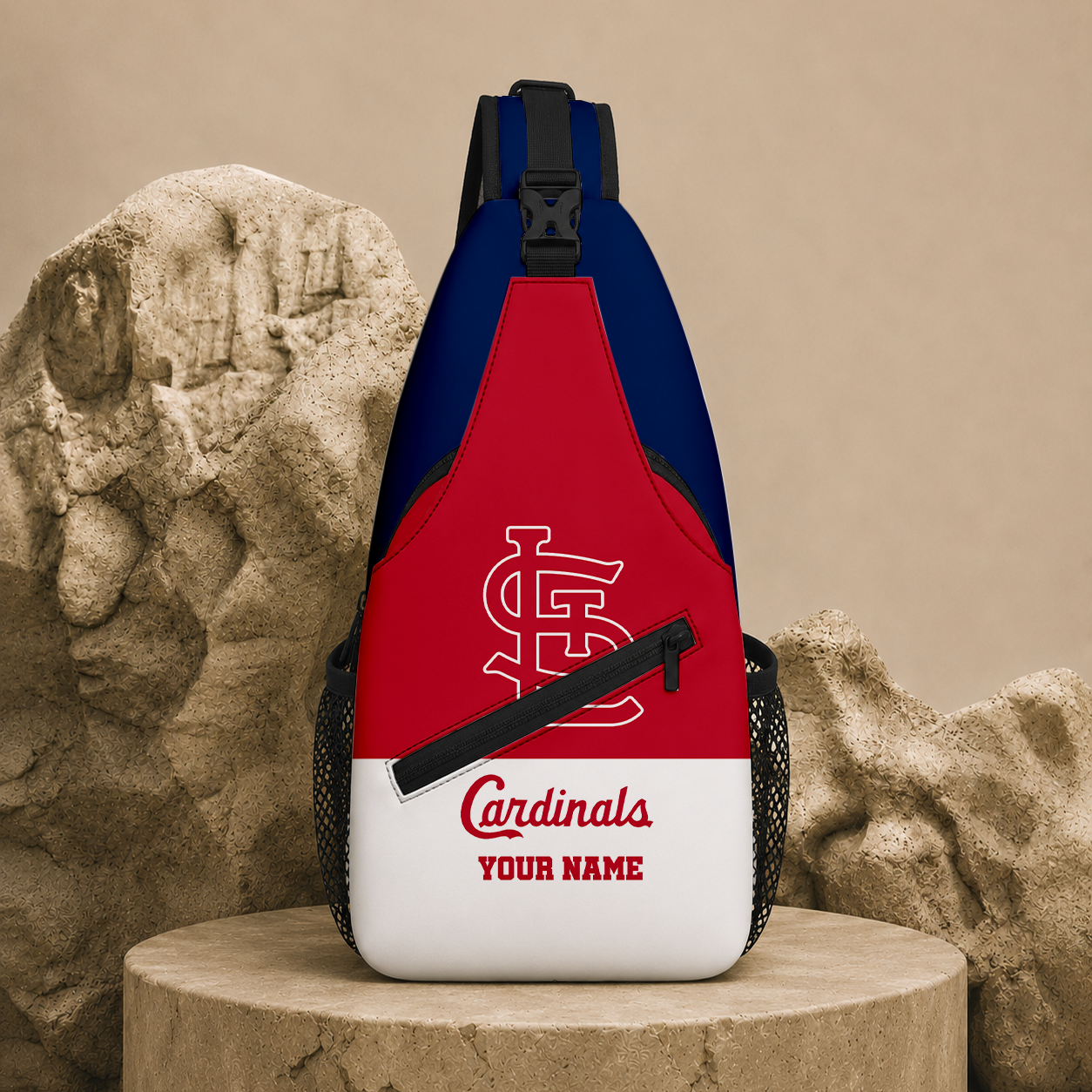 LIMITED EDITION - NEW CUSTOMIZED MLB24 SLC ST. LOUIS CARDINALS SLING BAG