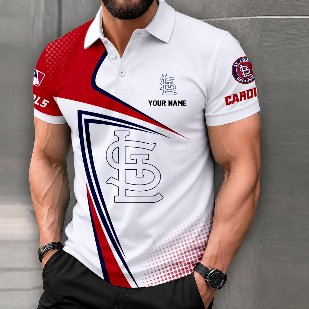 LIMITED EDITION - NEW CUSTOMIZED MLB24 SLC ST. LOUIS CARDINALS POLO SHIRT, ZIP POLO SHIRT & T-SHIRTS