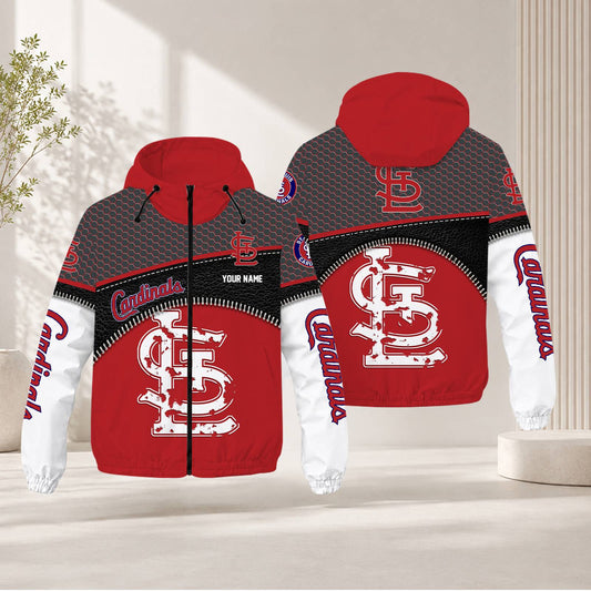LIMITED EDITION - NEW CUSTOMIZED MLB24 SLC ST. LOUIS CARDINALS WINDBREAKER JACKET