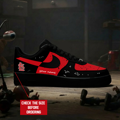 [FLASH SALE] NEW CUSTOMIZED MLB24 SLC ST. LOUIS CARDINALS AF1 SHOES