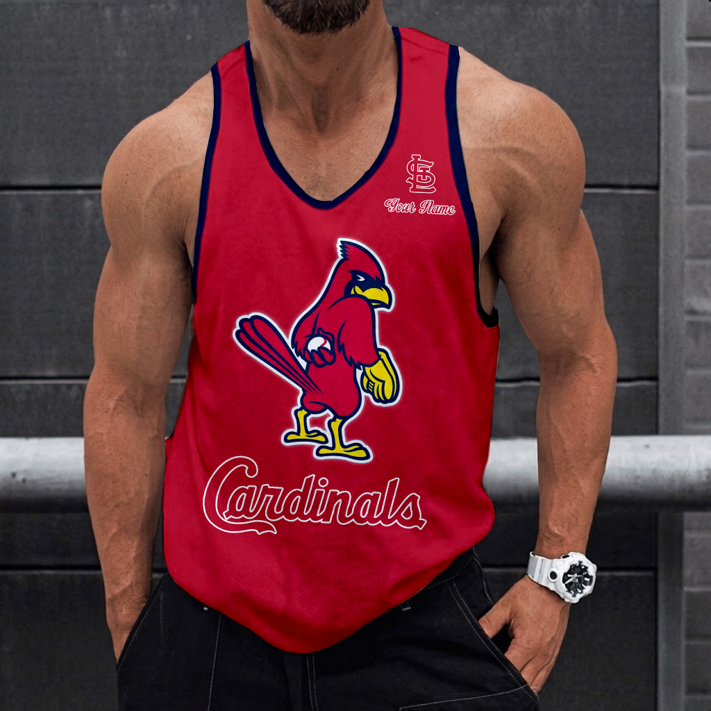 LIMITED EDITION - NEW CUSTOMIZED MLB24 ST. LOUIS CARDINALS UNISEX TANK TOP