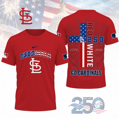 LIMITED EDITION - NEW CUSTOMIZED MLB24 SLC ST. LOUIS CARDINALS T-SHIRT, POLO SHIRT, ZIP POLO SHIRT, SWEATSHIRT, HOODIE & ZIP HOODIE