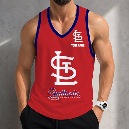 SPECIAL EDITION - NEW CUSTOMIZED MLB24 ST. LOUIS CARDINALS UNISEX TANK TOP