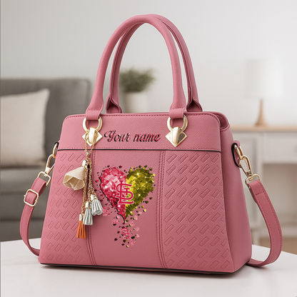 LIMITED EDITION - NEW CUSTOMIZED MLB24 SLC ST. LOUIS CARDINALS ZIP HANDBAG MULTICOLOR