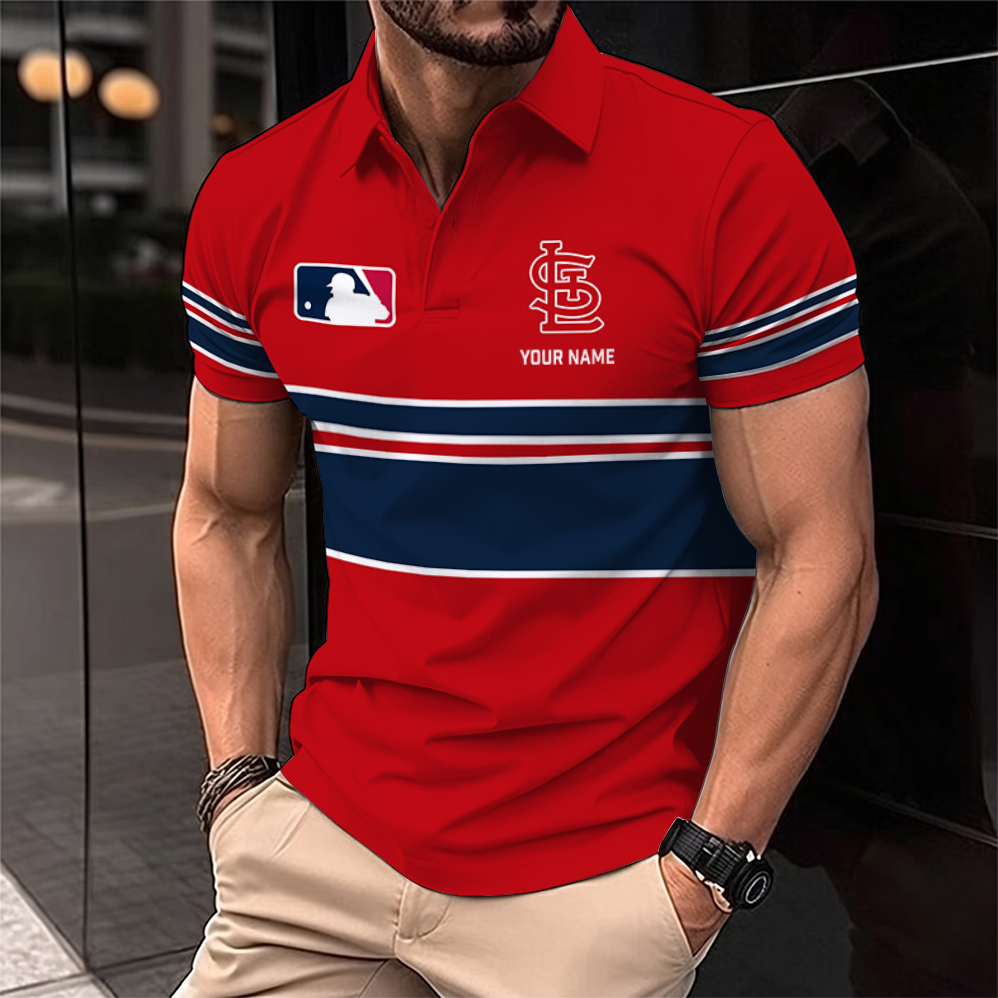 [FLASH SALE] NEW CUSTOMIZED MLB24 SLC ST. LOUIS CARDINALS POLO SHIRT