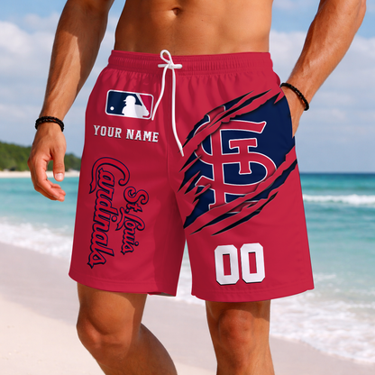 LIMITED EDITION - NEW PREMIUM MLB24 SLC ST. LOUIS CARDINALS SHORT PANTS