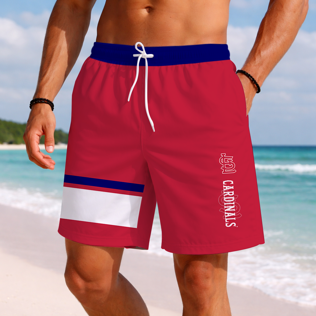 LIMITED EDITION - NEW PREMIUM MLB24 SLC ST. LOUIS CARDINALS BASEBALL SHORT PANTS