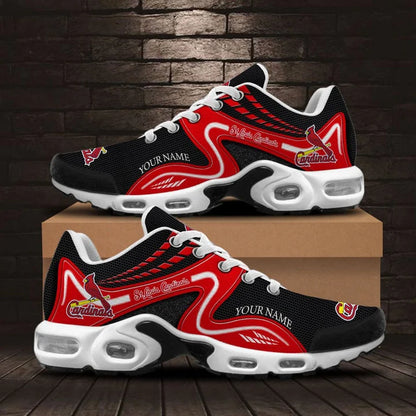 LIMITED EDITION - NEW CUSTOMIZED MLB24 SLC ST. LOUIS CARDINALS AIR MAX PLUS SNEAKERS