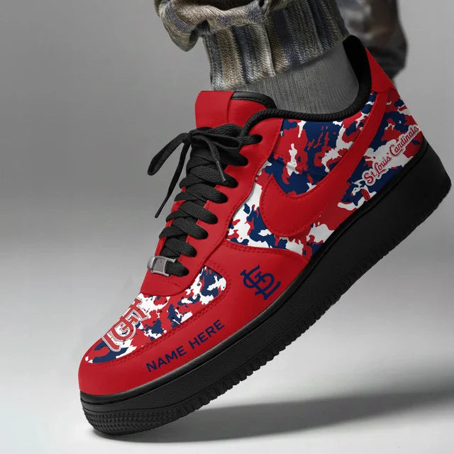 [FLASH SALE] NEW CUSTOMIZED MLB24 SLC ST. LOUIS CARDINALS AF1 SHOES