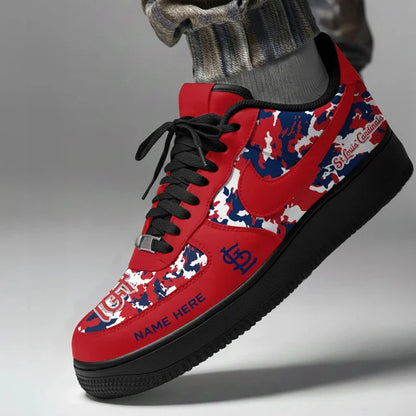 [FLASH SALE] NEW CUSTOMIZED MLB24 SLC ST. LOUIS CARDINALS AF1 SHOES