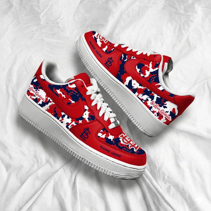 [FLASH SALE] NEW CUSTOMIZED MLB24 SLC ST. LOUIS CARDINALS AF1 SHOES