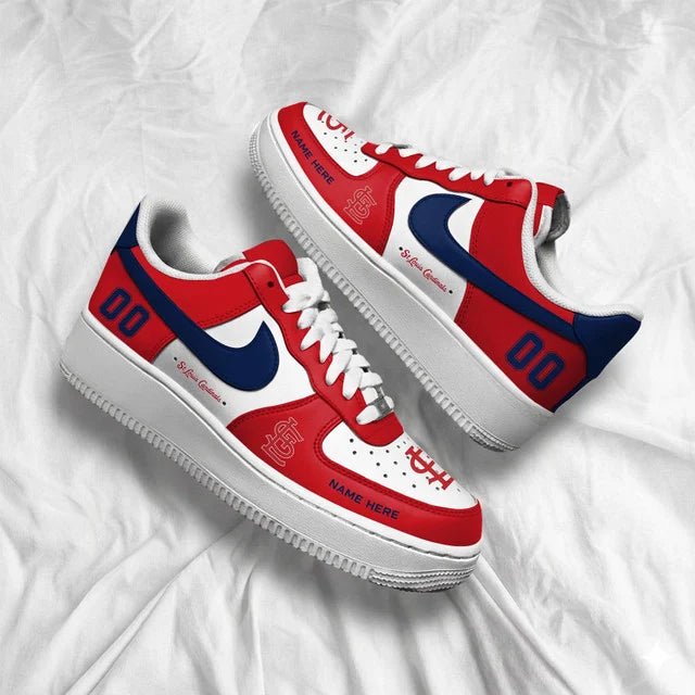 [FLASH SALE] NEW CUSTOMIZED MLB24 SLC ST. LOUIS CARDINALS AF1 SHOES