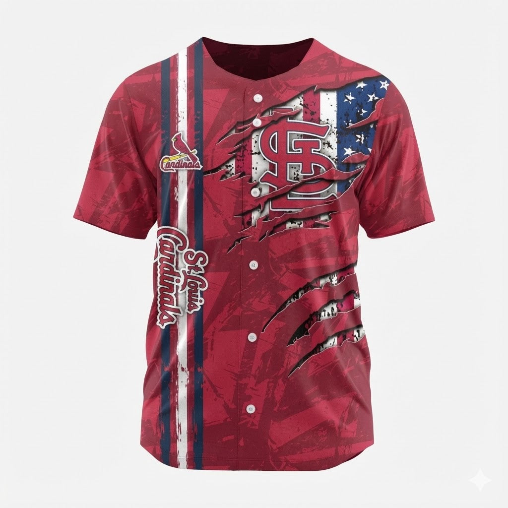 LIMITED EDITION - NEW CUSTOMIZED MLB24 SLC ST. LOUIS CARDINALS BASEBALL JERSEY