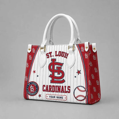 [FLASH SALE] NEW CUSTOMIZED MLB24 SLC ST. LOUIS CARDINALS LEATHER HANDBAG