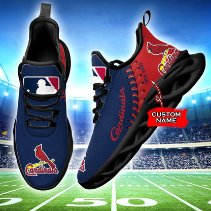 [FLASH SALE] NEW CUSTOMIZED MLB24 SLC ST. LOUIS CARDINALS MAX SOUL SHOES