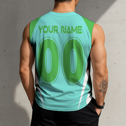 LIMITED EDITION - NEW CUSTOMIZED MLS24 SSF ST SOUNDERS TANK TOP & GYM SHIRT
