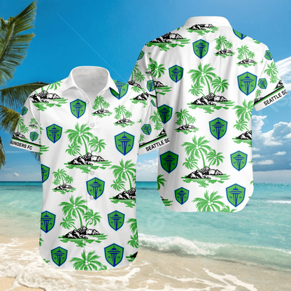 TOP SELLING - NEW CUSTOMIZED MLS24 SSF SEATTLE SOUNDERS FC UNISEX HAWAIIAN SHIRT