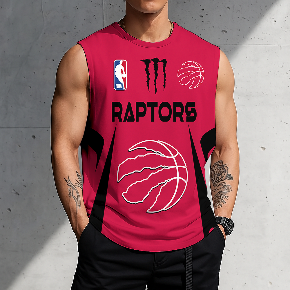LIMITED EDITION - NEW CUSTOMIZED NBA24 TRA TORONTO RAPTORS MEN'S GYM SHIRT