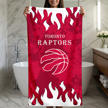 LIMITED EDITION - NEW CUSTOMIZED NBA24 TRA TORONTO RAPTORS BEACH TOWEL FOR FAN