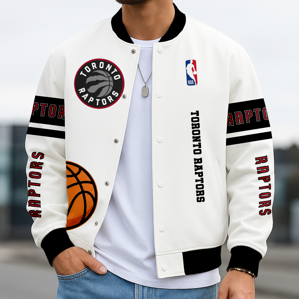 LIMITED EDITION - NEW CUSTOMIZED NBA24 TR TORONTO RAPTORS BASEBALL JACKET