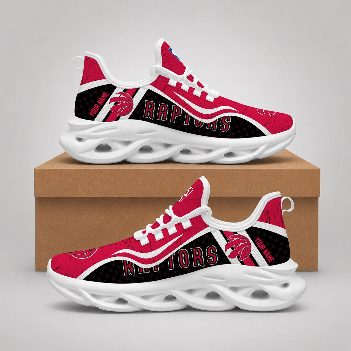 LIMITED EDITION - NEW CUSTOMIZED NBA24 TRA TORONTO RAPTORS MAX SOUL SHOES