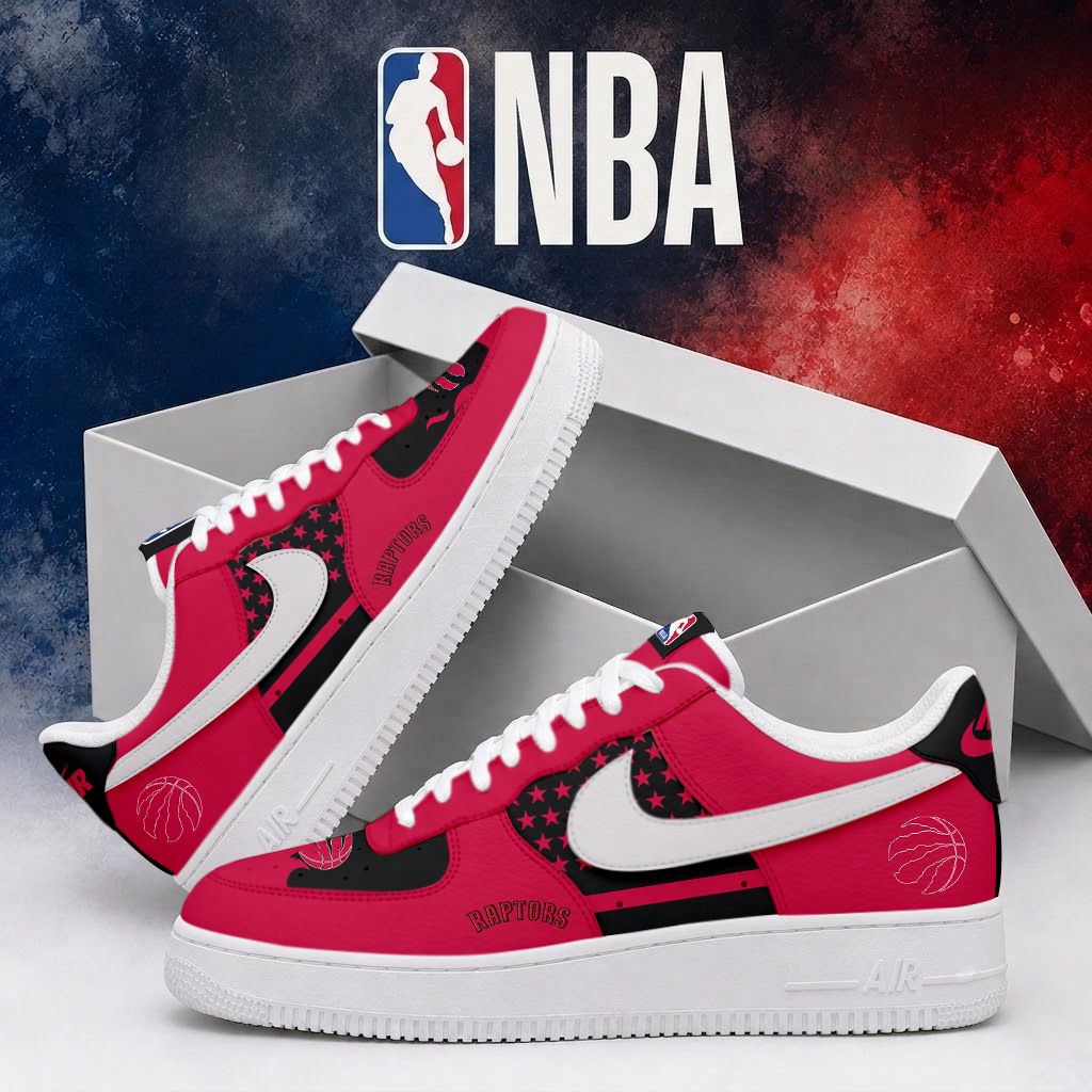 LIMITED EDITION - NEW CUSTOMIZED NBA24 TRA TORONTO RAPTORS AF1 SHOES