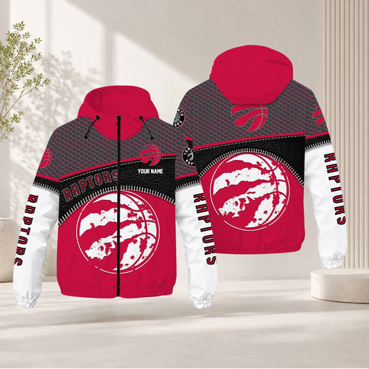 LIMITED EDITION - NEW CUSTOMIZED NBA24 TRA TORONTO RAPTORS WINDBREAKER JACKET