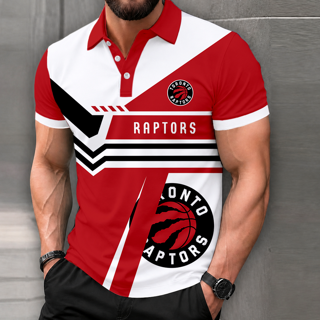 LIMITED EDITION - NEW CUSTOMIZED NBA24 TRA TORONTO RAPTORS POLO SHIRT, ZIP POLO SHIRT & T-SHIRTS