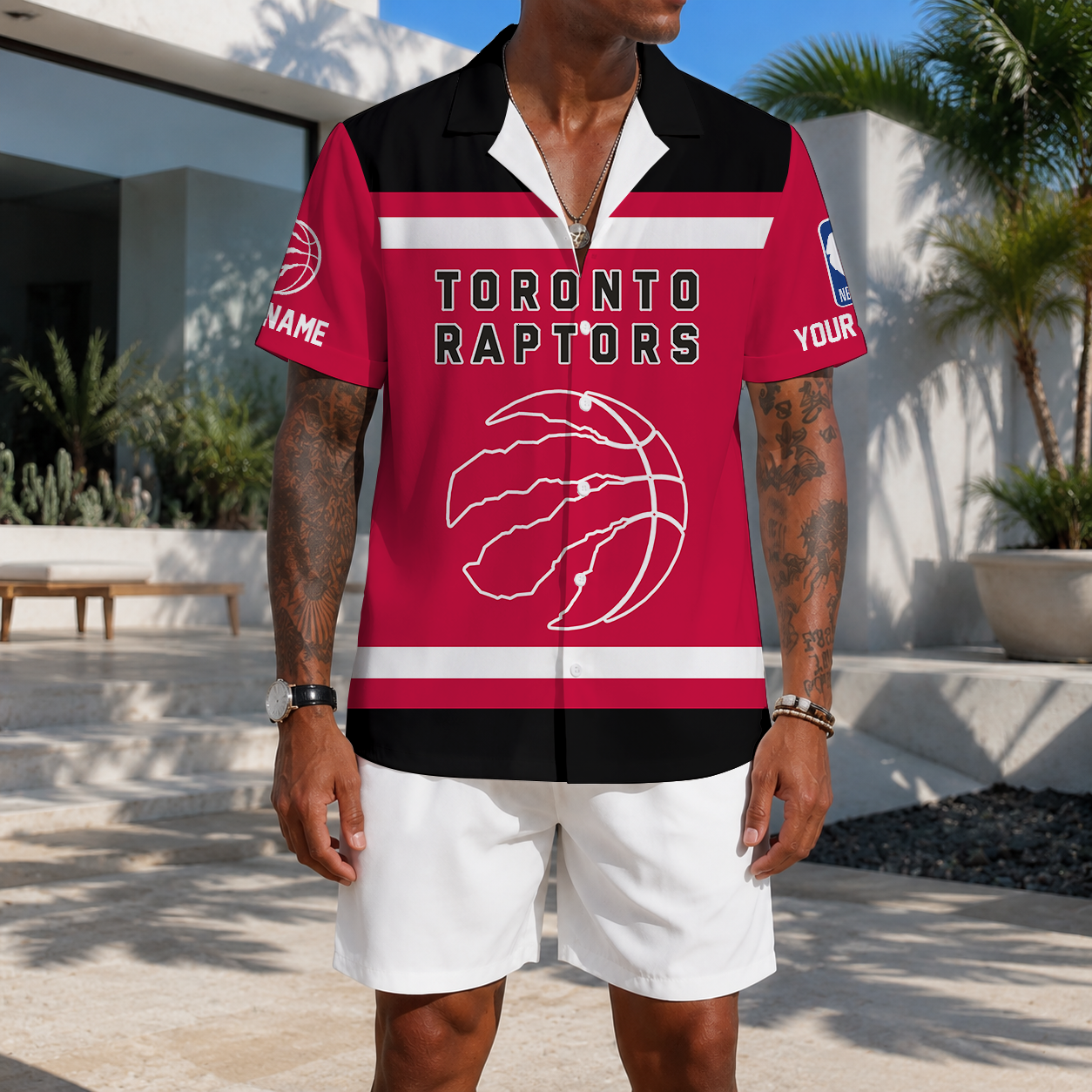 EXCLUSIVE EDITION - NEW CUSTOMIZED NBA24 TRA TORONTO RAPTORS UNISEX HAWAIIAN SHIRT