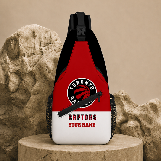 LIMITED EDITION - NEW CUSTOMIZED NBA24 TRA TORONTO RAPTORS SLING BAG