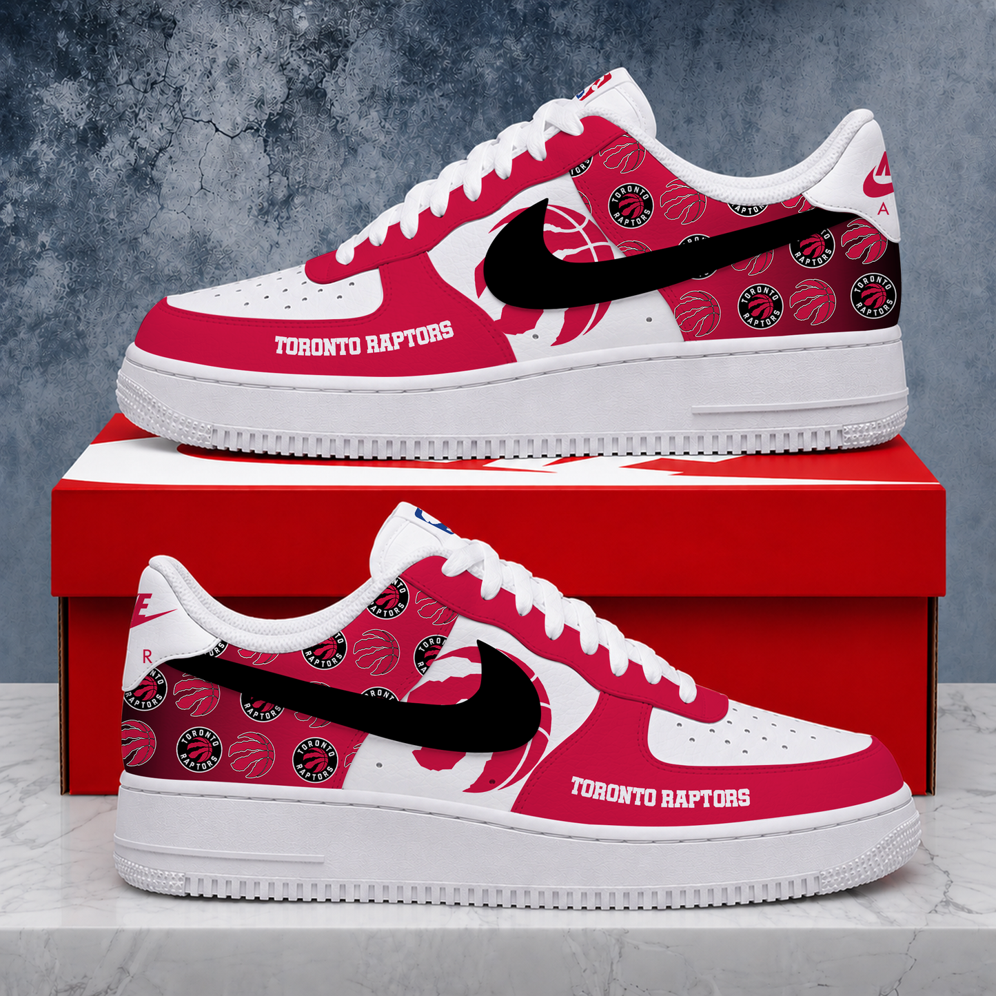 LIMITED EDITION - NEW CUSTOMIZED NBA24 TRA TORONTO RAPTORS AF1 SNEAKERS