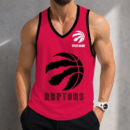 LIMITED EDITION - NEW CUSTOMIZED NBA24 TRA TORONTO RAPTORS UNISEX TANK TOP