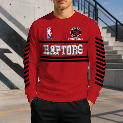 LIMITED EDITION - NEW CUSTOMIZED NBA24 TRA TORONTO RAPTORS UNISEX SWEATSHIRT