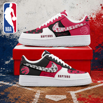 LIMITED EDITION - NEW CUSTOMIZED NBA24 TRA TORONTO RAPTORS AF1 SNEAKERS