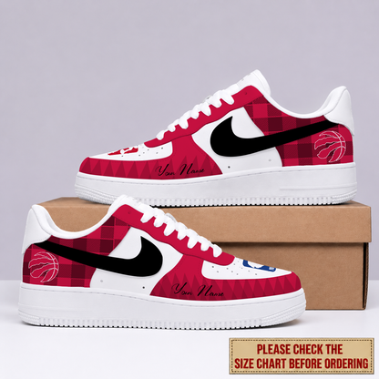 EXCLUSIVE EDITION - NEW CUSTOMIZED NBA24 TRA TORONTO RAPTORS AF1 SNEAKERS