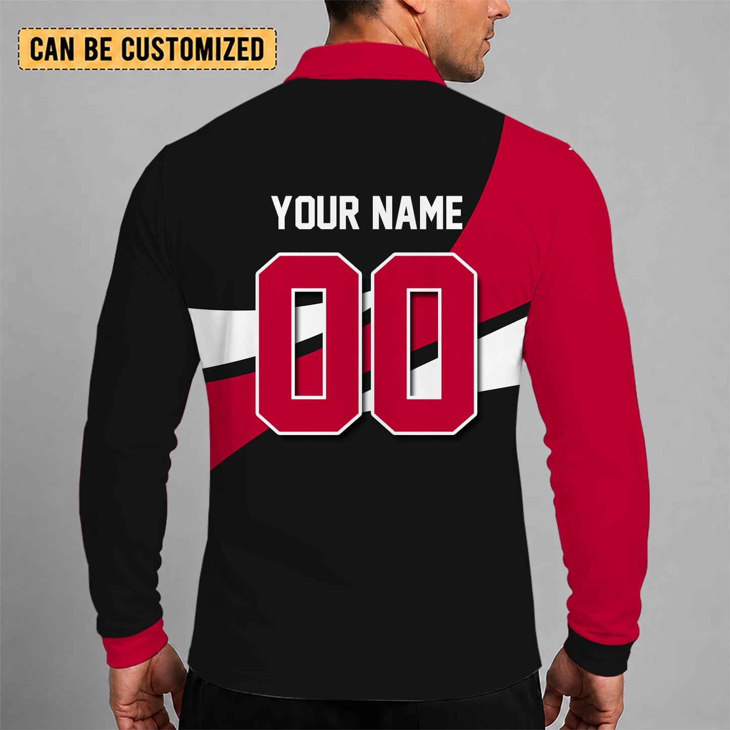 [HOT DEAL] NEW CUSTOMIZED NBA24 TRA TORONTO RAPTORS MEN LONG SLEEVE POLO