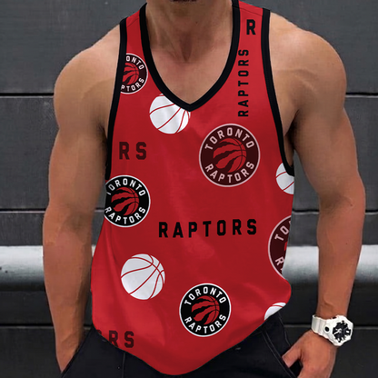 LIMITED EDITION - NEW CUSTOMIZED NBA24 TRA TORONTO RAPTORS UNISEX TANK TOP