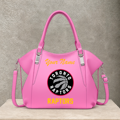 LIMITED EDITION - NEW CUSTOMIZED NBA24 TRA TORONTO RAPTORS SHOULDER HANDBAG