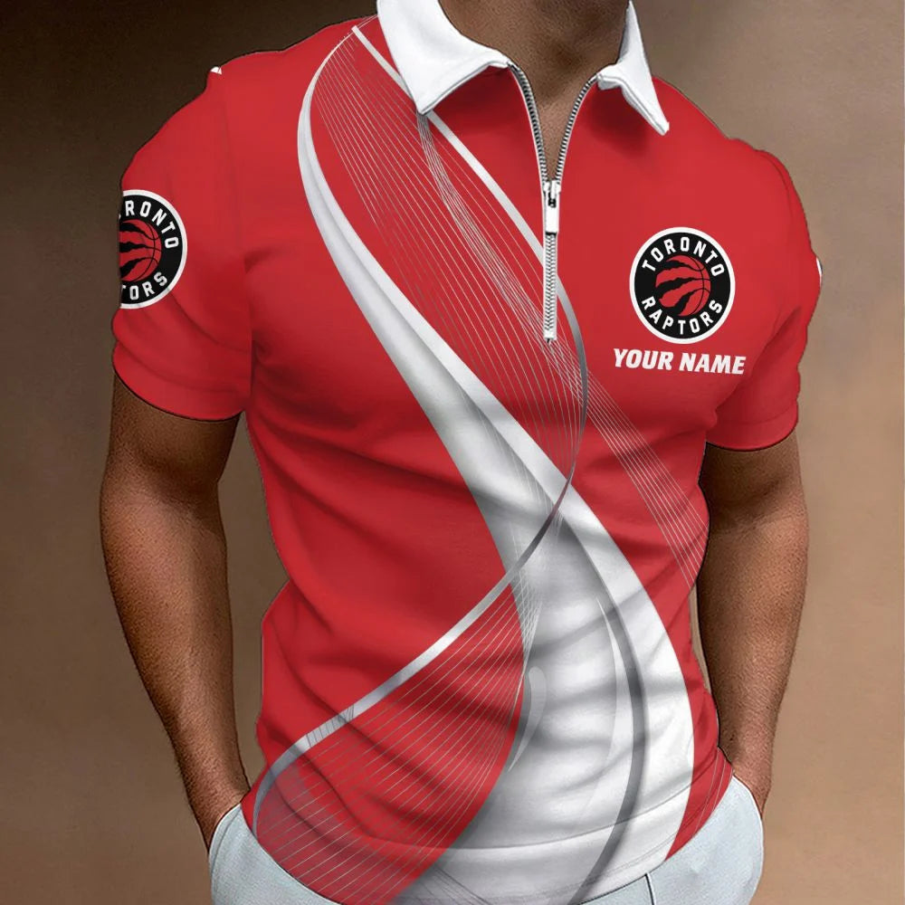 LIMITED EDITION - NEW CUSTOMIZED NBA24 TRA TORONTO RAPTORS POLO SHIRT, ZIP POLO SHIRT & T-SHIRTS