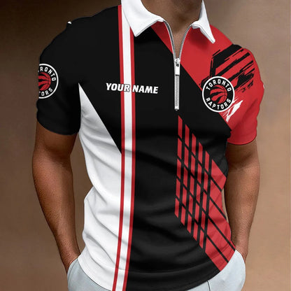 LIMITED EDITION - NEW CUSTOMIZED NBA24 TRA TORONTO RAPTORS POLO SHIRT, ZIP POLO SHIRT & T-SHIRTS
