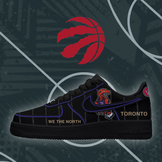 LIMITED EDITION - NEW CUSTOMIZED NBA24 TRA TORONTO RAPTORS AF1 SHOES