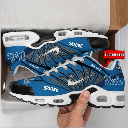 LIMITED EDITION - NEW CUSTOMIZED NCAA CWS24 UCB UCLA BRUINS UNISEX AIR MAX PLUS SNEAKERS