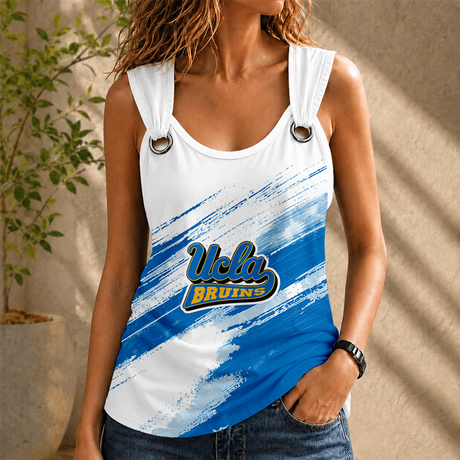 [FAN FAVORITE] NEW CUSTOMIZED NCAA CWS24 UCB UCLA BRUINS O-RING SHOULDER TANK TOP