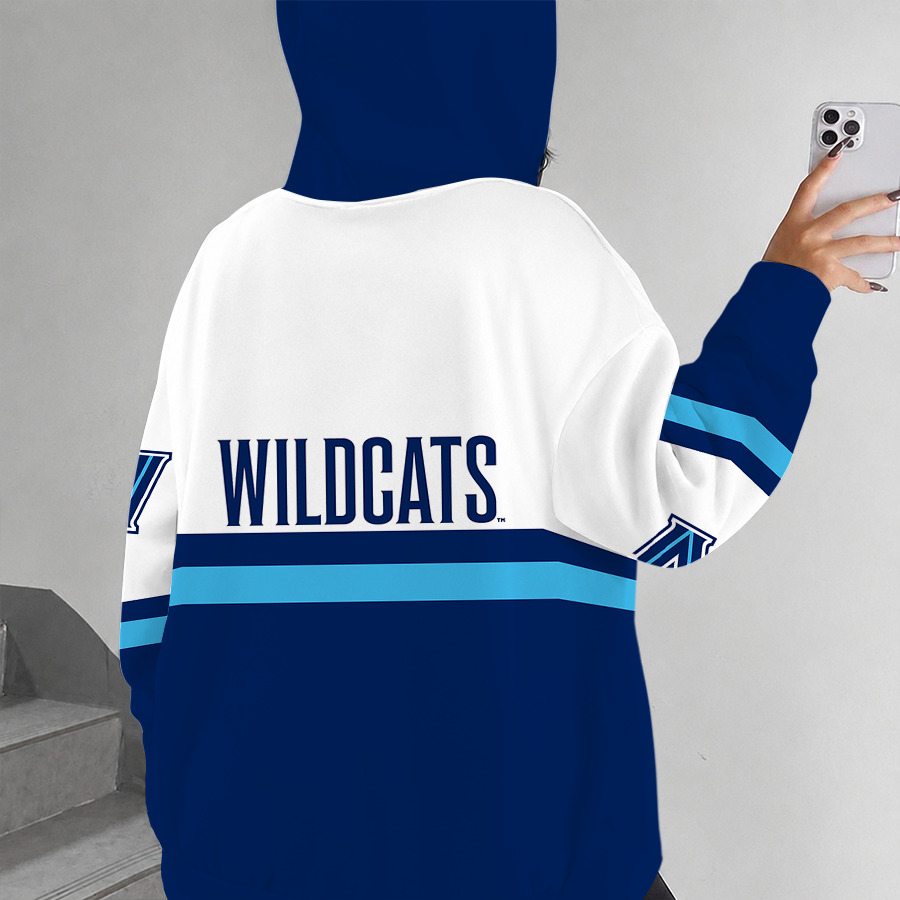 [FAN FAVORITE] NEW CUSTOMIZED NCAA MAM24 VIW VILLANOVA WILDCATS STRAPPY ZIP HOODIE