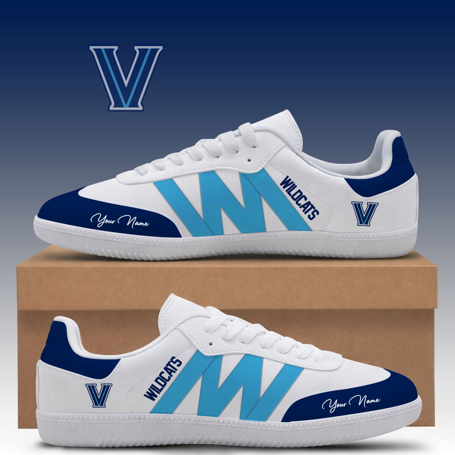 [FAN FAVORITE] NEW CUSTOMIZED NCAA MAM24 VIW VILLANOVA WILDCATS CLASSIC SNEAKERS
