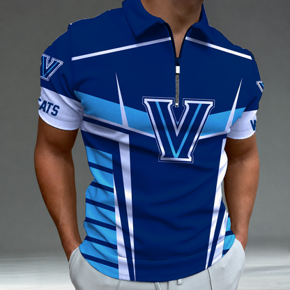 [FAN FAVORITE] NEW CUSTOMIZED NCAA MAM24 VIW VILLANOVA WILDCATS STRAPPY POLO SHIRT