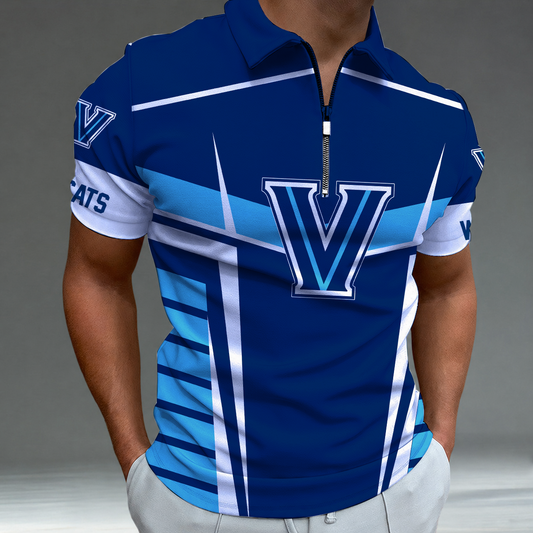 [FAN FAVORITE] NEW CUSTOMIZED NCAA MAM24 VIW VILLANOVA WILDCATS STRAPPY POLO SHIRT