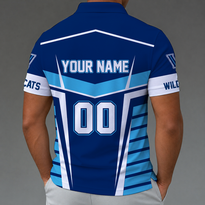 [FAN FAVORITE] NEW CUSTOMIZED NCAA MAM24 VIW VILLANOVA WILDCATS STRAPPY POLO SHIRT