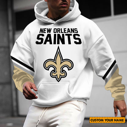 ELITE EDITION - NEW CUSTOMIZED NFL24 NOS NEW ORLEANS SAINTS HOODIE, ZIP HOODIE, POLO SHIRT, ZIP POLO SHIRT, T-SHIRT & SWEATSHIRT